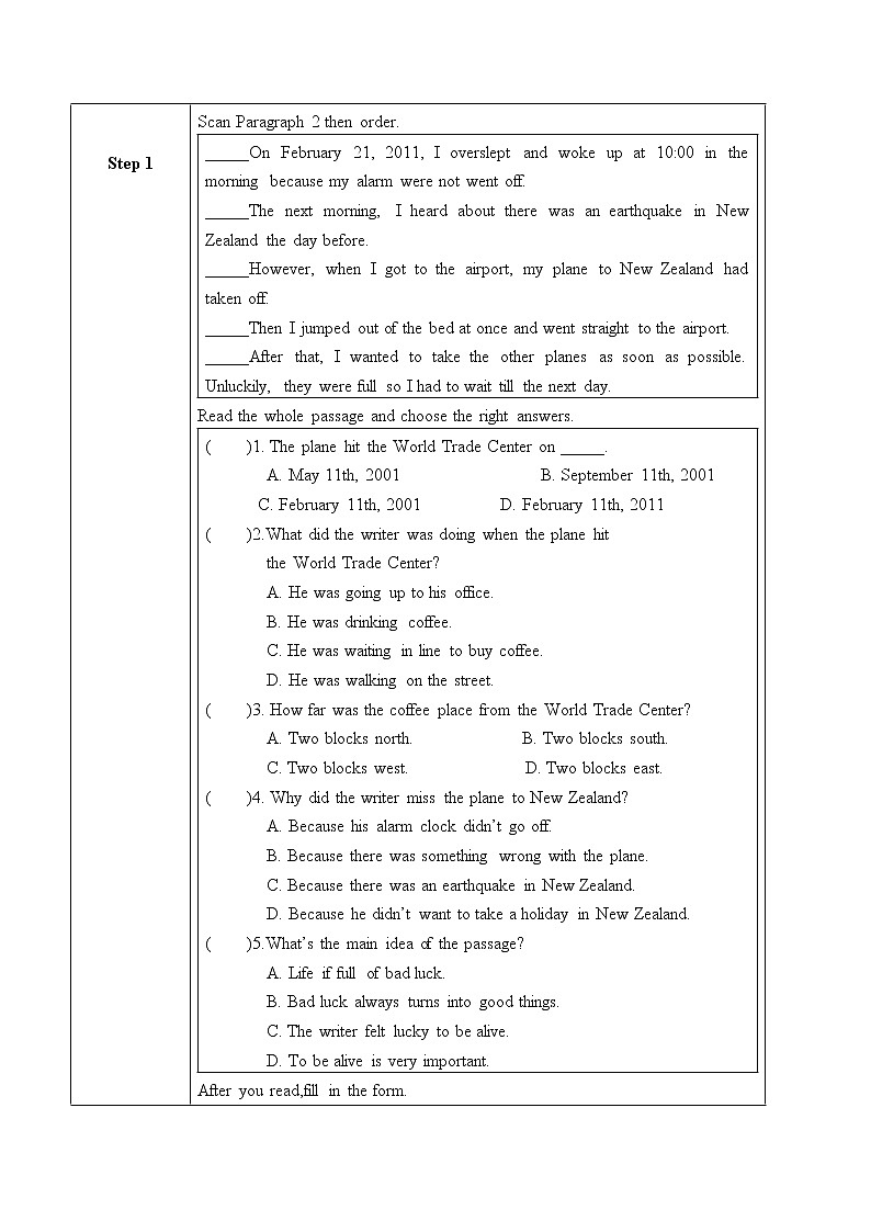 Unit 12 Section A 3a-4c课件+全英教案+课前预习+课后练习+音频02