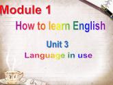 外研英语八年级上册module1 Unit 3 Language in use(共25张PPT)