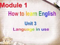 英语八年级上册Unit 3  Language in use .图文课件ppt