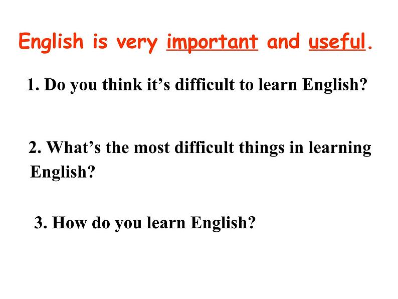 外研八年级上册module1Unit 1 Let's try to speak English as much as possible(共23张PPT)03