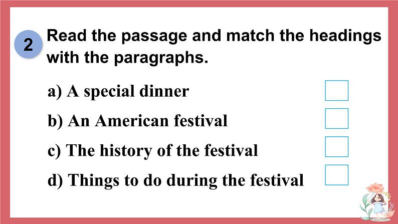 Module 2 Unit 2We have celebrated the festival since the first pioneers arrived in America课件初中英语外研版九年级上册(2021年)第6页