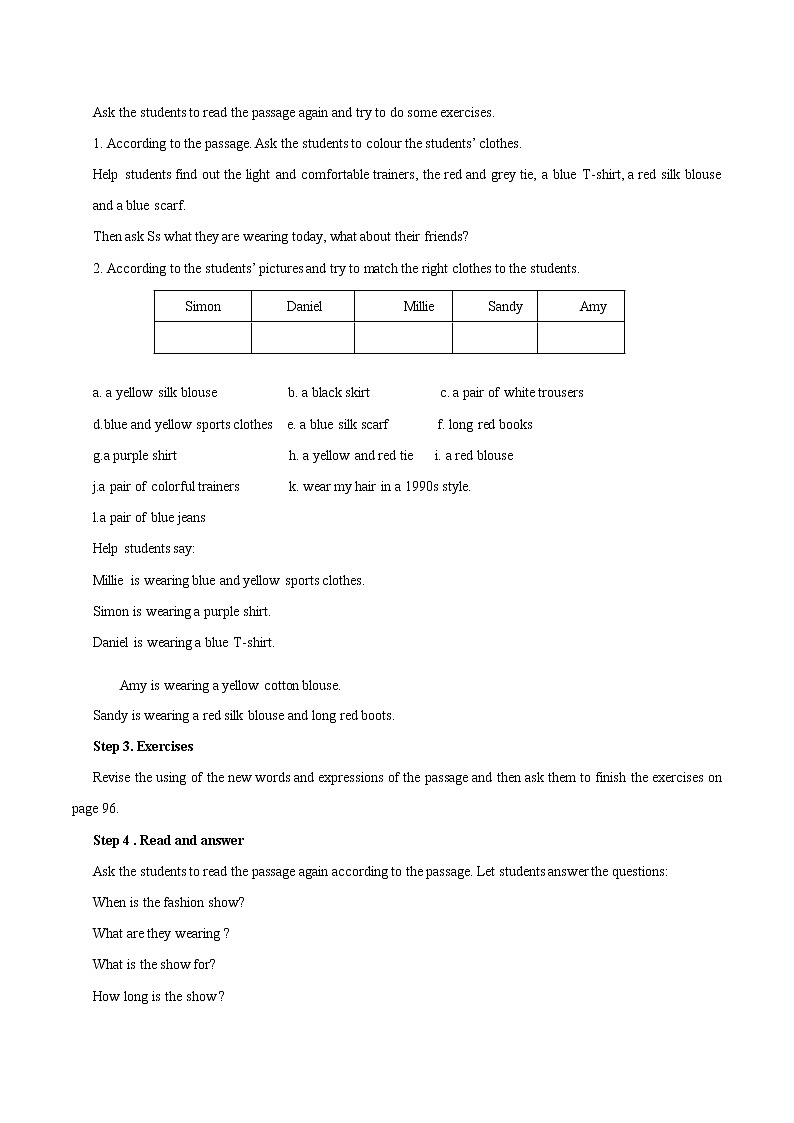 Unit 8 Reading 教案 初中英语牛津译林版七年级上册（2021年）02