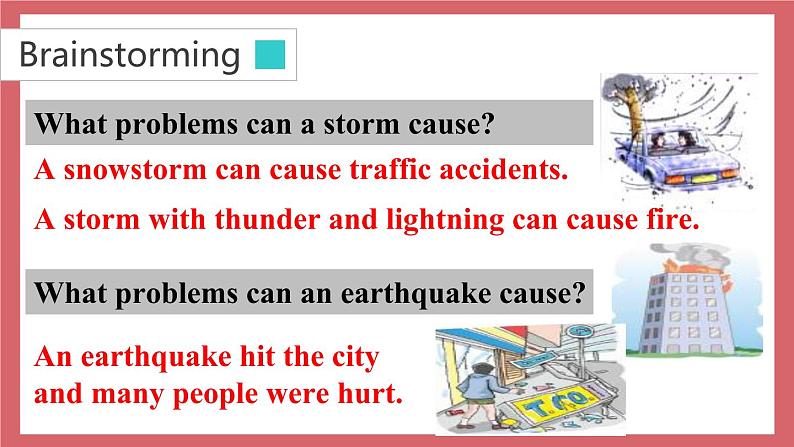 Unit 8 Natural disasters  第4课时 integrated skills&study skills.pptx 课件 初中英语牛津译林版八年级上册（2021年）第4页