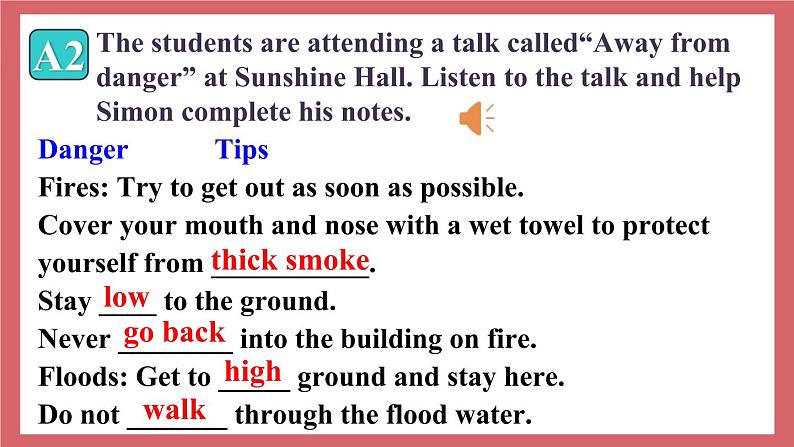 Unit 8 Natural disasters  第4课时 integrated skills&study skills.pptx 课件 初中英语牛津译林版八年级上册（2021年）第8页