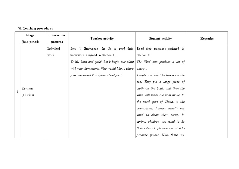 仁爱科普版初中英语九上教学设计U2T3SD03