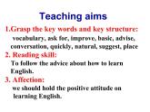 外研英语八年级上册module1Unit 2 You should smile at her!(共28张PPT)