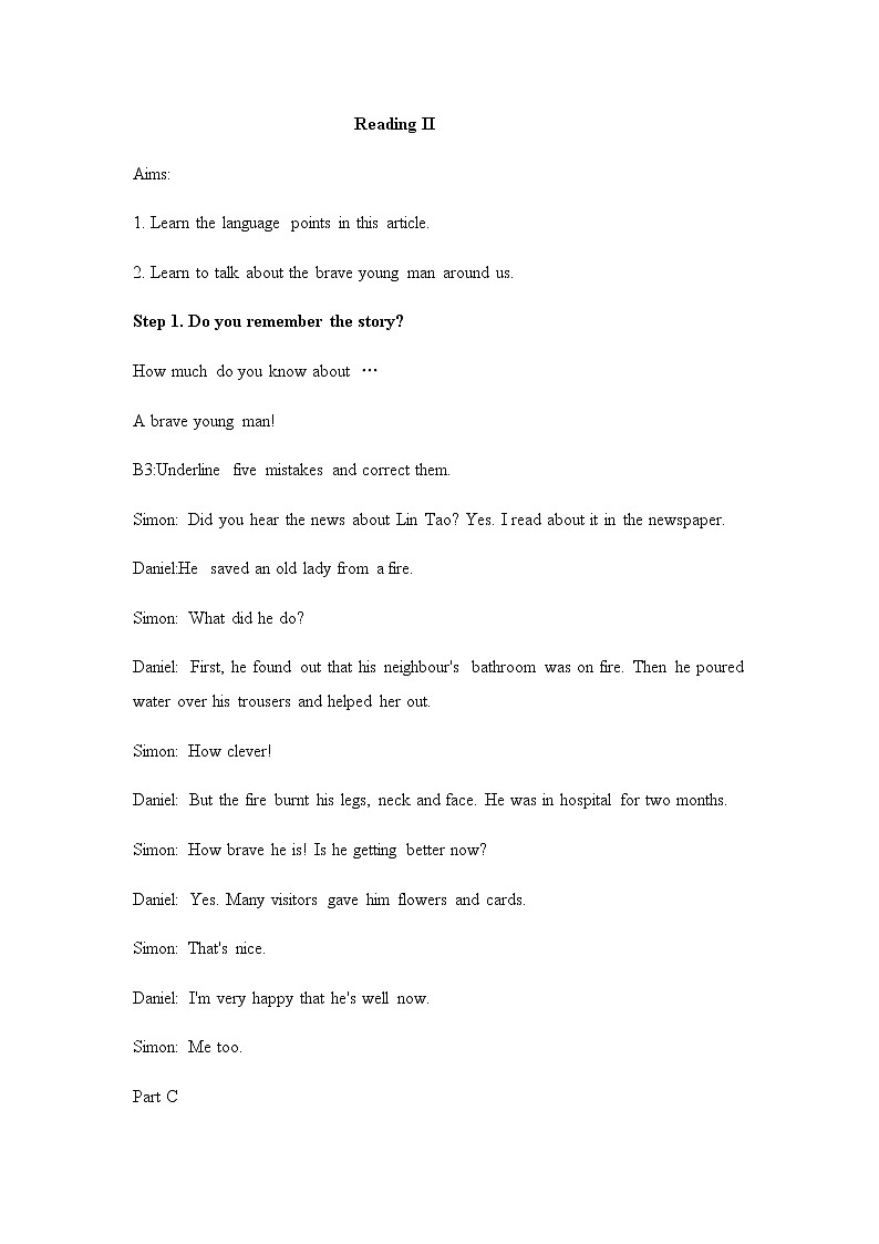 牛津译林版英语七下Unit 7 Abilities 第三课时Reading 2课件+教案01