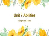 牛津译林版英语七下Unit 7 Abilities 第五课时Integrated课件+教案