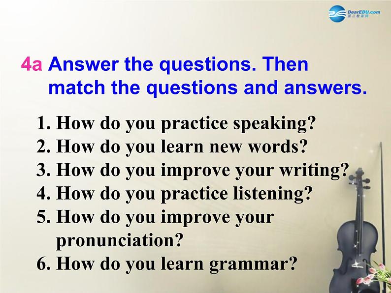 广西贵港市平南县上渡镇大成初级中学九年级英语全册 Unit 1 How can we become good learners Section A3课件 （新版）人教新目标版第5页