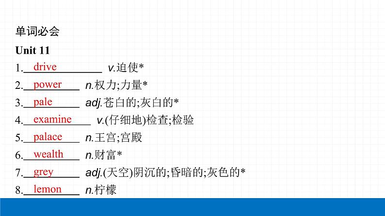 2022届初中英语一轮复习第二板块 九年级全一册 第20课时 Unit 11_Unit 12 课件第4页