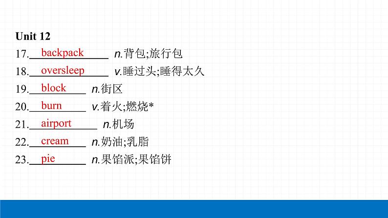 2022届初中英语一轮复习第二板块 九年级全一册 第20课时 Unit 11_Unit 12 课件第6页