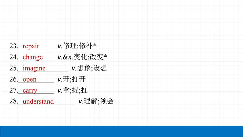 2022届初中英语一轮复习第二板块 八年级下册 第10课时 Unit 1_Unit 2课件第7页