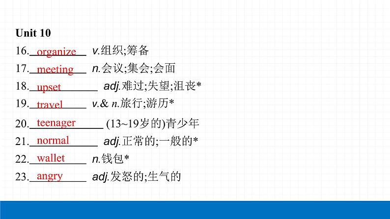 2022届初中英语一轮复习第二板块 八年级上册 第9课时 Unit 9_Unit 10课件第6页