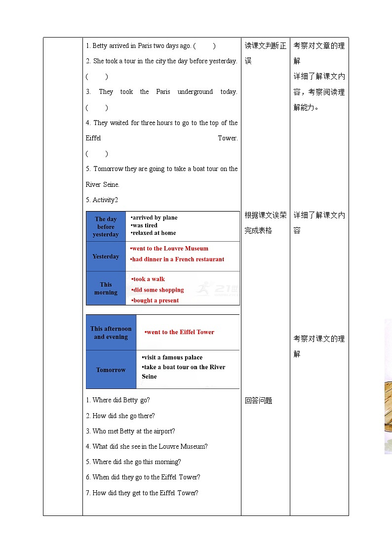 Module 10 Unit 2 This morning we took a walk 课件+教案+试卷03