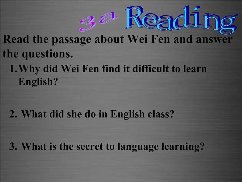 浙江省绍兴县杨汛桥镇中学九年级英语全册 Unit 1 How can we become good learners（第3课时）课件 （新版）人教新目标版第5页