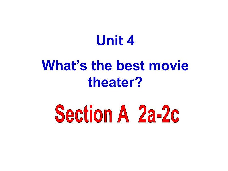 U4.section A 2a--2c课件PPT第1页