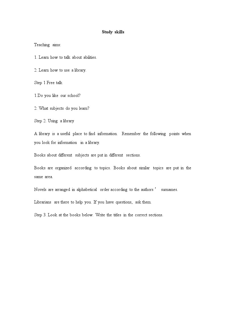 7B U7 Study skills第1页