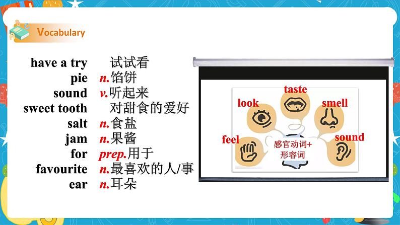 Module 1 Feelings and impressions Unit 1 It smells delicious.课件+教案+音视频素材06