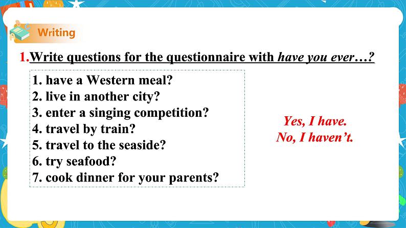 Module 2 Experiences Unit 3 Language in use课件+教案+音视频素材07