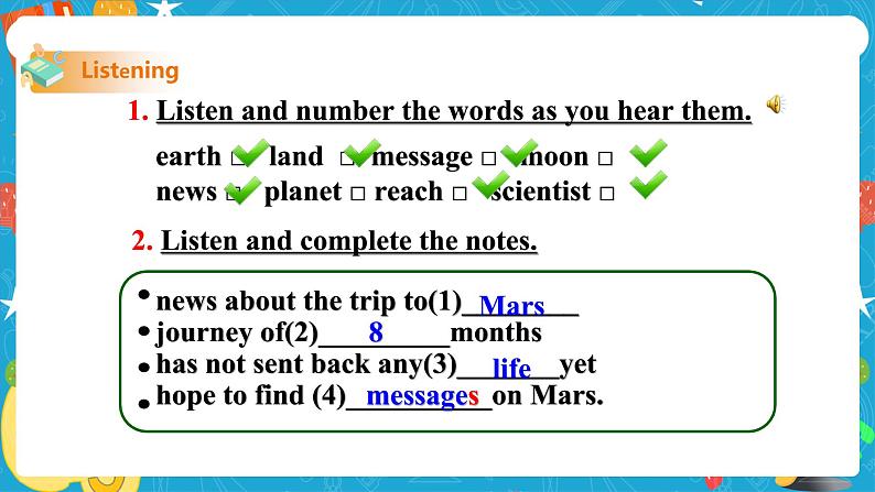 Module 3  Journey to space Unit 1 Has it arrived yet课件+教案+音视频素材07