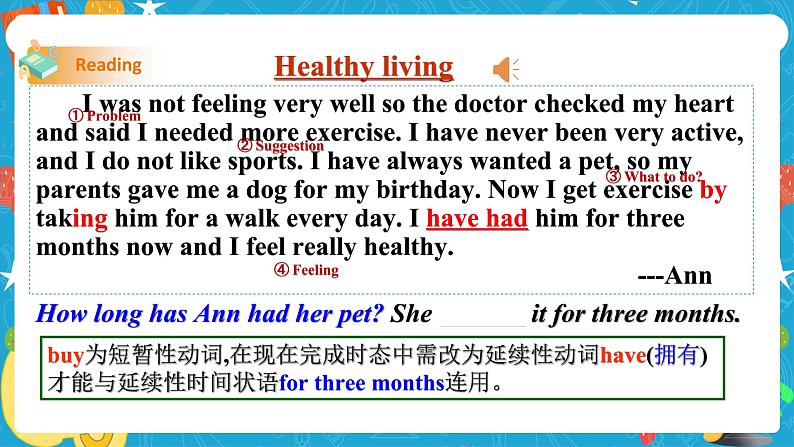 Module 4  Seeing the doctor Unit 2 We have played football for a year now课件+教案+音视频素材08