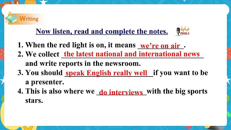 Module 10 On the radio Unit 1 I hope that you can join us one day课件+教案+音视频素材07