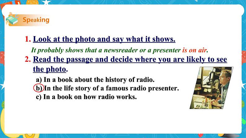 Module 10 On the radio Unit 2 It seemed that they were speaking to me in person课件+教案+音视频素材05