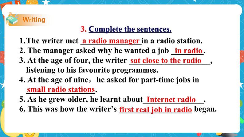 Module 10 On the radio Unit 2 It seemed that they were speaking to me in person课件+教案+音视频素材08