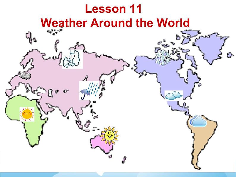 北师大版英语七下Unit 4《Lesson 11 Weather Around the World》第1课时课件03