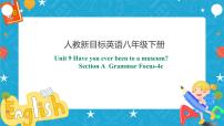 人教新目标 (Go for it) 版八年级下册Unit 9 Have you ever been to a museum?Section A一等奖ppt课件