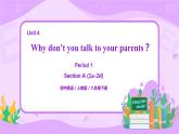 Unit 4 Why don't you talk to your parents （第1課時）課件（送教案練習(xí)）