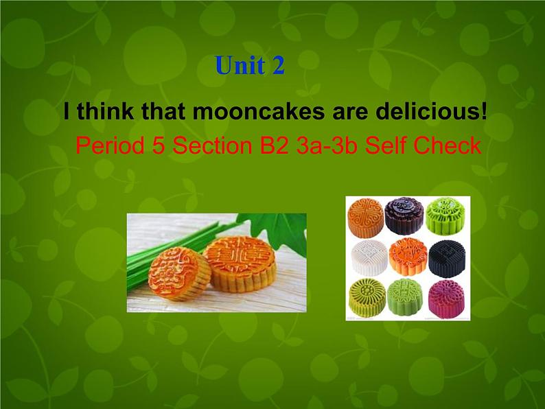 河北省东光县第二中学九年级英语全册 Unit 2 I think that mooncakes are delicious Section B 2课件 （新版）人教新目标版01