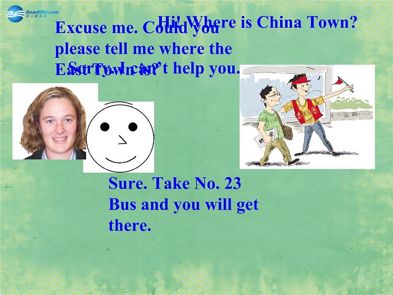 2014秋九年级英语全册 Unit 3 Could you please tell me where the restrooms are？Section B（1a-1e）课件 （新版）人教新目标版04