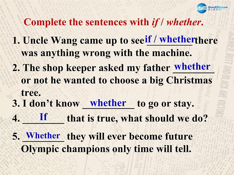 九年级英语全册 Unit 3 Could you please tell me where the restrooms are？（Grammar focus）课件 （新版）人教新目标版03