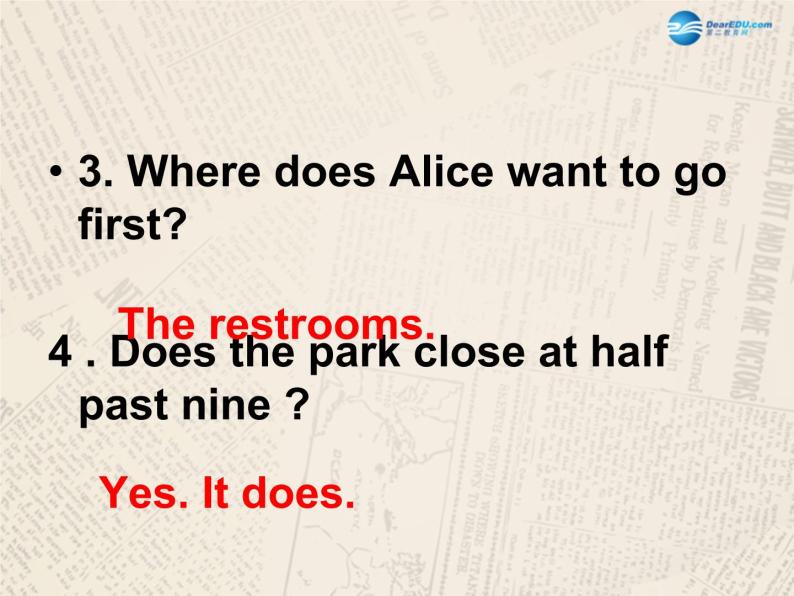 九年级英语全册 Unit 3 Could you please tell me where the restrooms are？（Period3）课件 （新版）人教新目标版07