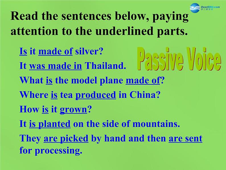 湖北省松滋市涴市镇初级中学九年级英语全册 Unit 5 What are the shirts made of？Section A(Grammar-4c)课件第4页