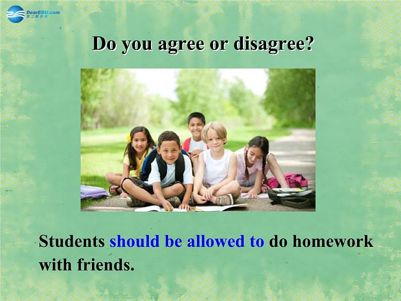 九年级英语全册 Unit 7 Teenagers should be allowed to choose their own chothes Section A（1a-1c）课件第4页