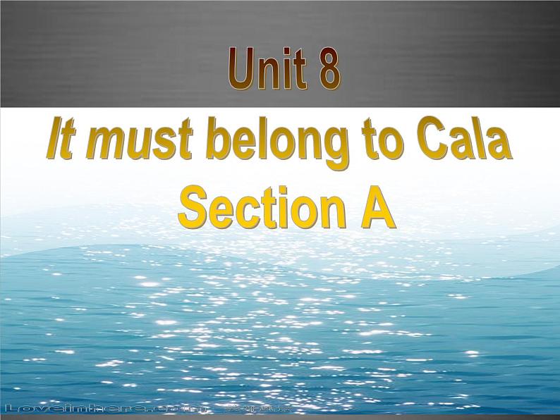 河北省唐山市滦南县青坨营镇初级中学九年级英语全册 Unit 8 It must belong to Carla Section A课件第2页