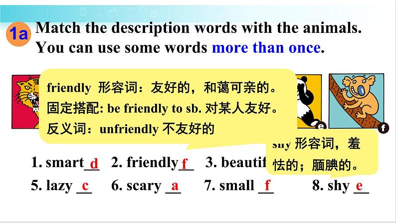 人教版英语七年级下册 Unit 5 第3课时（B 1a-1d） 教学课件+教案+音频素材07