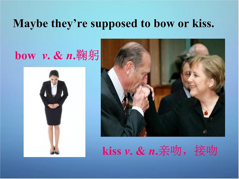 山东省滕州市滕西中学九年级英语全册 Unit 10 You’re supposed to shake hands Section A（1a-2d）课件第6页