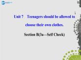 九年级英语全册 Unit 7 Section B（3a—Self Check）课件