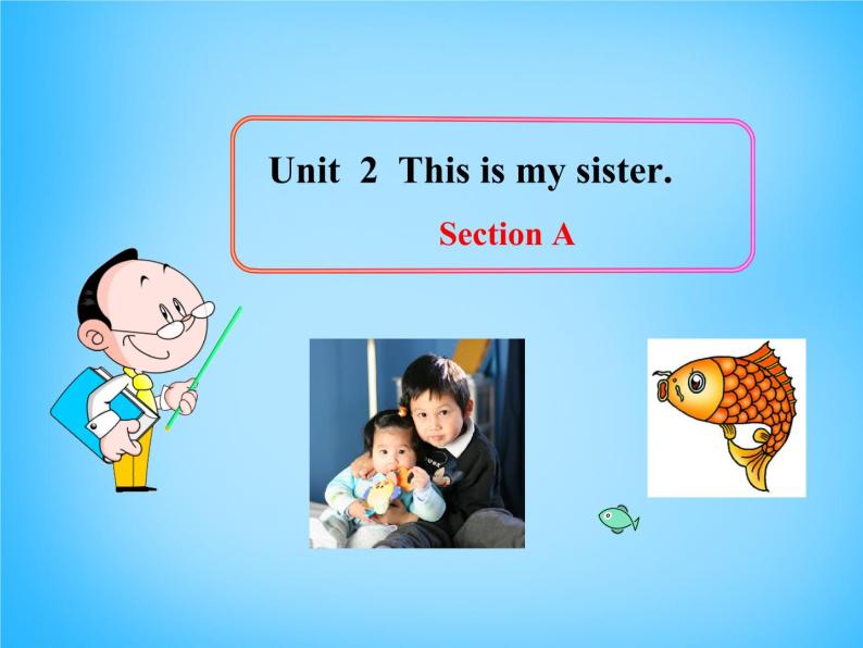 Unit 2 This is my sister Section A课件201