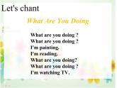 Unit 6 I'm watching TV Section A 1a-1c -2021-2022学年七年级英语下册 人教版 课件（共21张PPT）