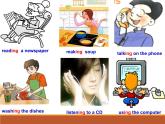 Unit 6 I'm watching TV Section A 1a-1c -2021-2022学年七年级英语下册 人教版 课件（共38张PPT）