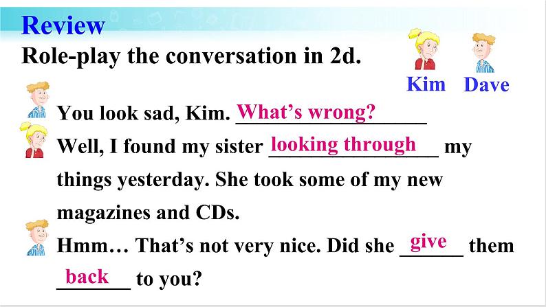 人教版英语八年级下册 Unit 4 第2课时（A 3a-3c） 教学课件第3页