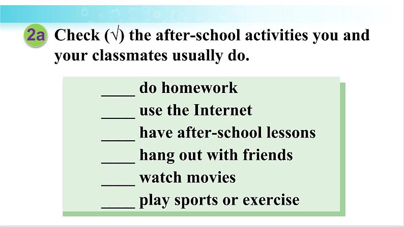 人教版英语八年级下册 Unit 4 第5课时（B 2a-2e） 教学课件+音频素材05