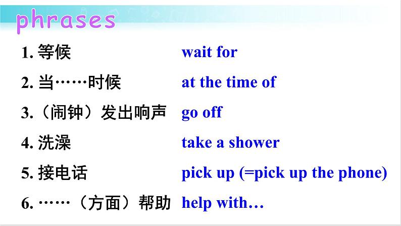 人教版英语八年级下册 Review of Unit 5 教学课件第7页
