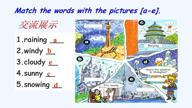 Unit 7 It 's raining Section A 1a-1c -2021-2022学年七年级英语下册 人教版 课件（共28张PPT）第6页