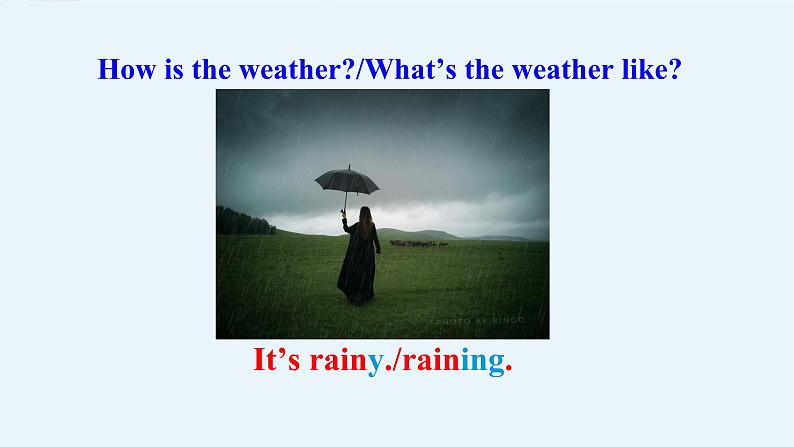 Unit 7 It 's raining Section A 1a-2d -2021-2022学年七年级英语下册 人教版 课件（共34张PPT）第6页