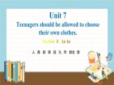 人教版英语九年级全册 Unit 7 第4课时(B 1a-1e) 教学课件+音频素材